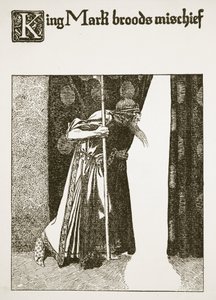 Le roi Marc médite des méfaits, illustration de 